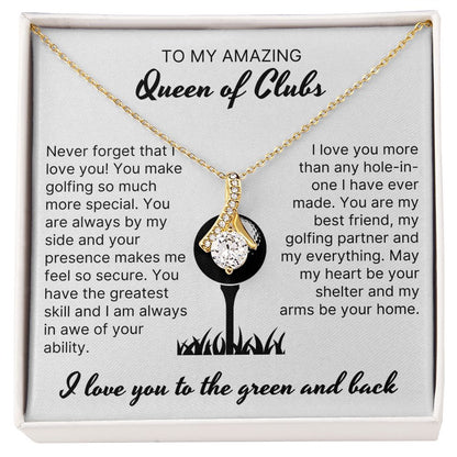 In Awe Of Your Ability - Alluring Necklace For Lady Golfer