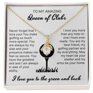 In Awe Of Your Ability - Alluring Necklace For Lady Golfer