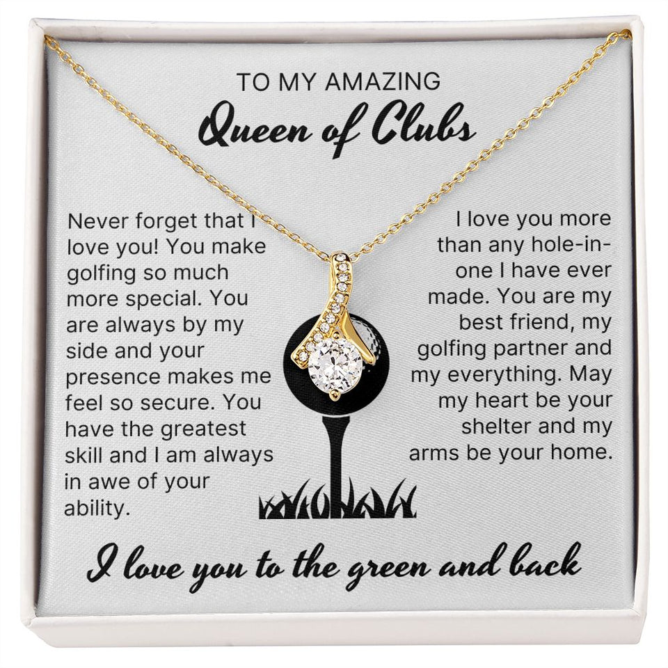 In Awe Of Your Ability - Alluring Necklace For Lady Golfer