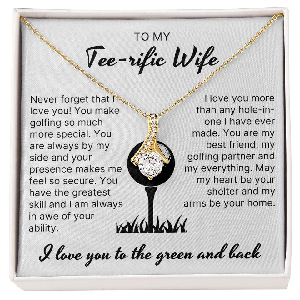 You Make Golfing So Much More Special - Alluring Beauty Necklace For Golfer Wife