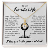 You Make Golfing So Much More Special - Alluring Beauty Necklace For Golfer Wife