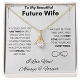 To My Future Wife - Alluring Beauty - Always & Forever Gift For Mom, necklace For Wife, Gift For Mother's Day