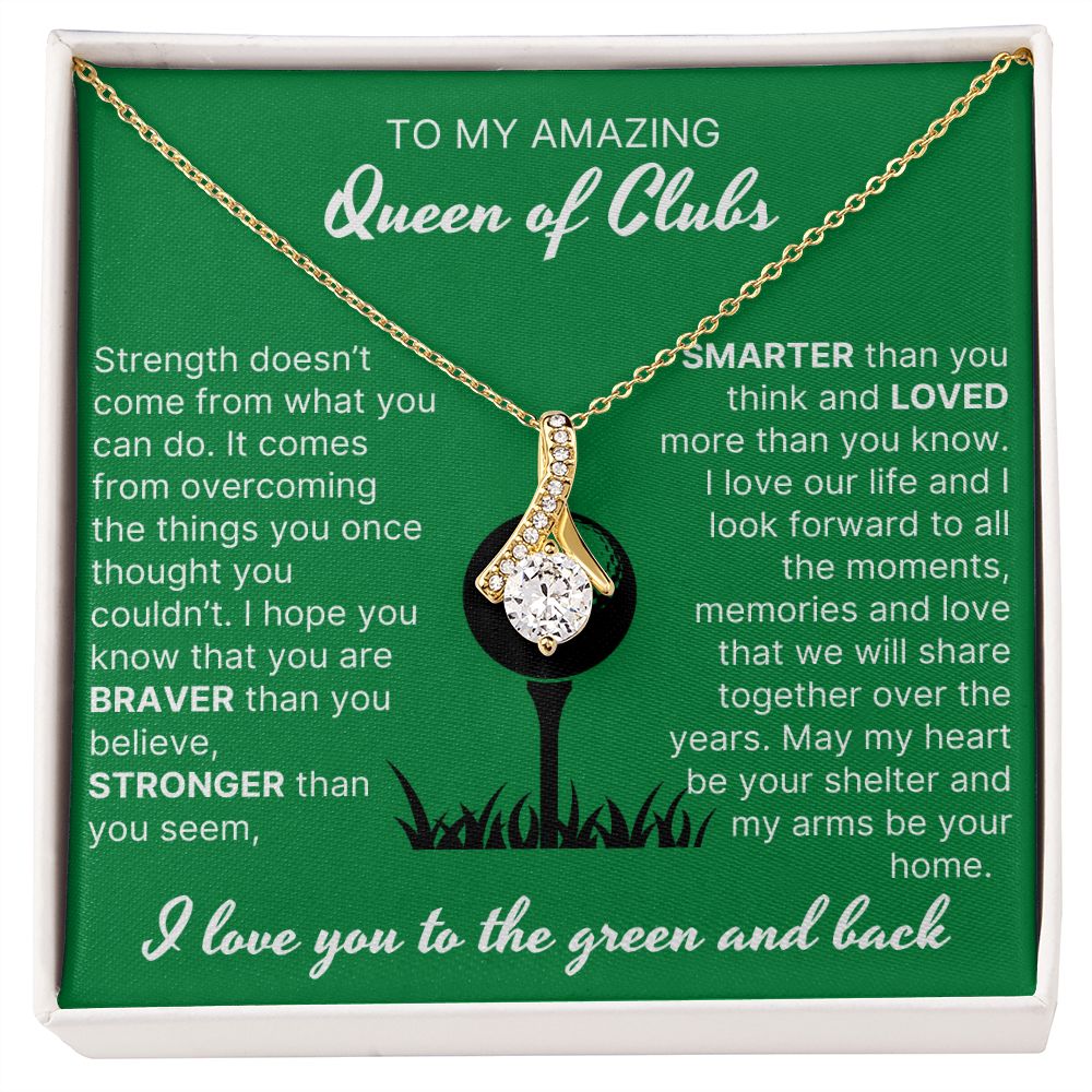You Are Smarter Than You Think - Alluring Necklace For Lady Golfer