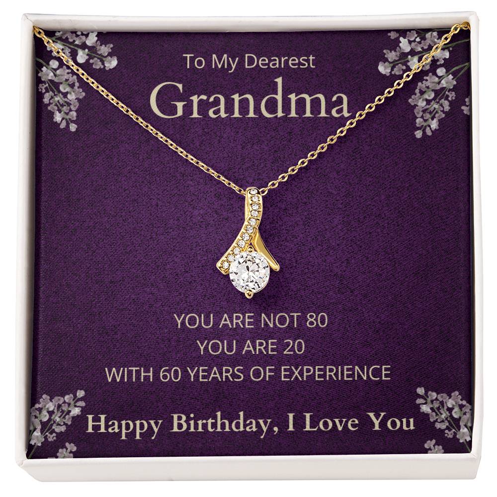 Grandma 80th Birthday Alluring Beauty Necklace