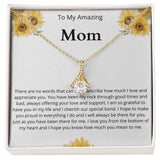 Amazing Mom Sunflower Alluring Beauty Necklace