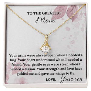 You Gave Me Wings To Fly - Alluring Beauty Necklace For Mom