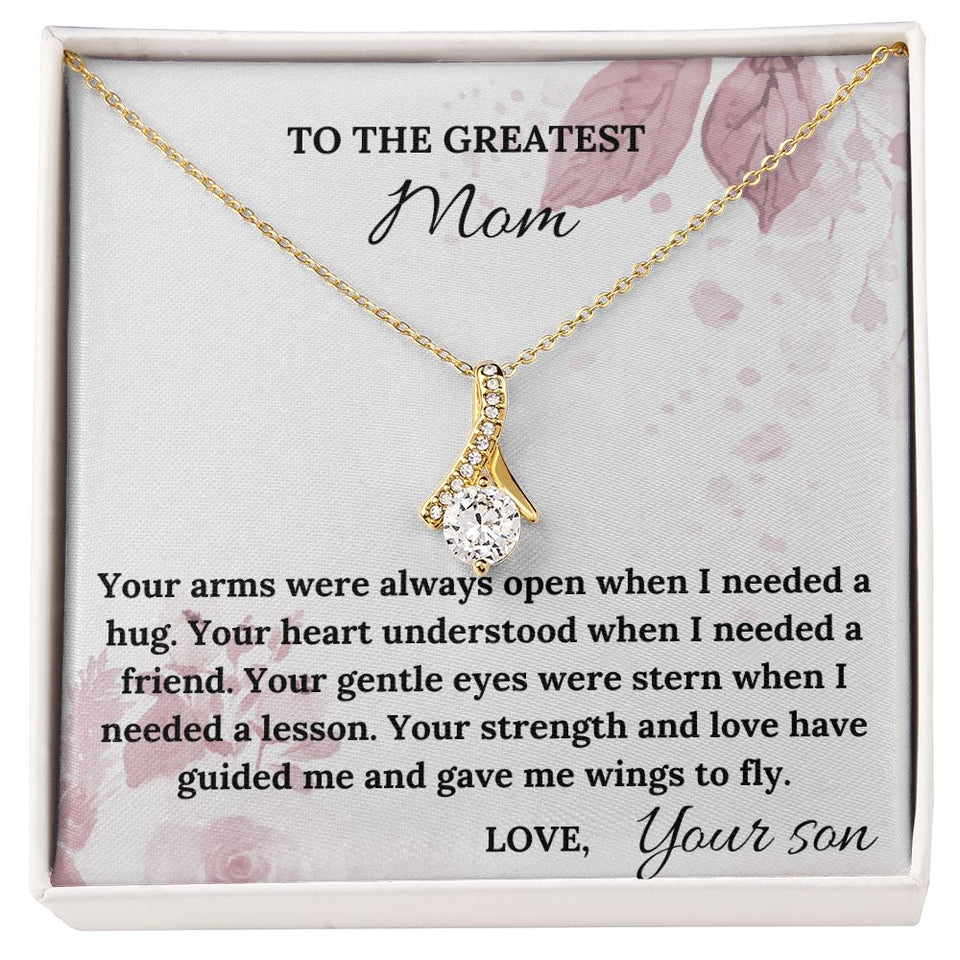 You Gave Me Wings To Fly - Alluring Beauty Necklace For Mom