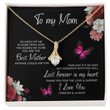 To My Mom Time May Fly Alluring Beauty Necklace