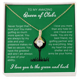Your Presence Makes Me Secure - Alluring Beauty Necklace For Lady Golfer