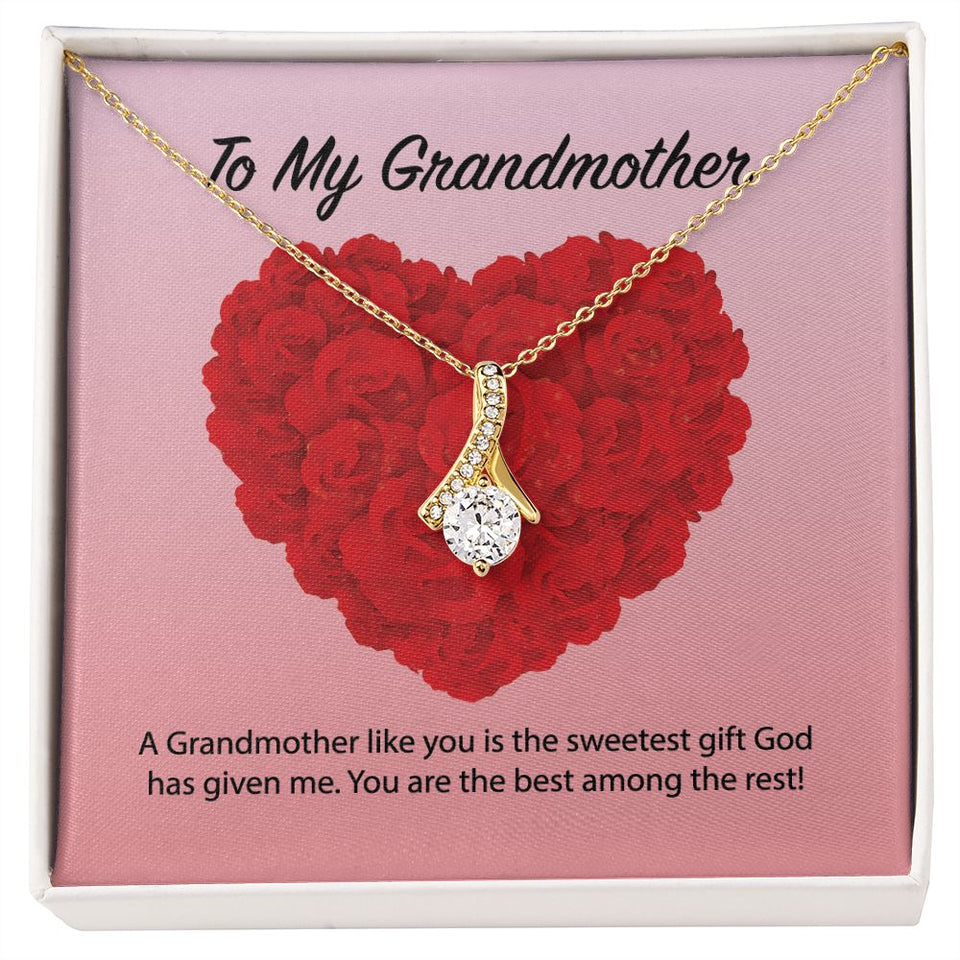 To My Grandmother Alluring Beauty Necklace