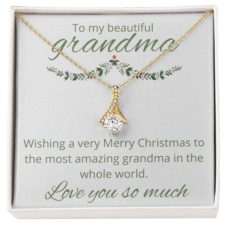 Grandma Christmas Alluring Beauty Necklace