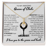 Stronger Than You Seem - Alluring Beauty Necklace For Lady Golfer