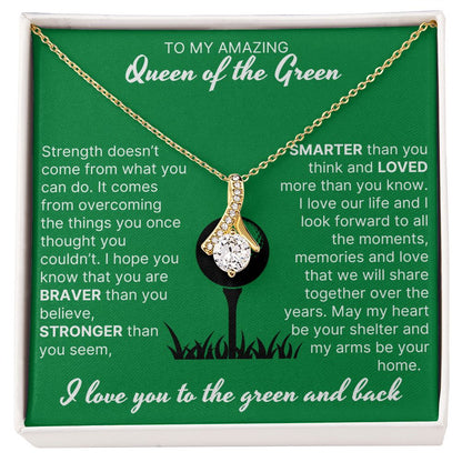 May My Arms Be Your Home - Alluring Beauty Necklace For Lady Golfer