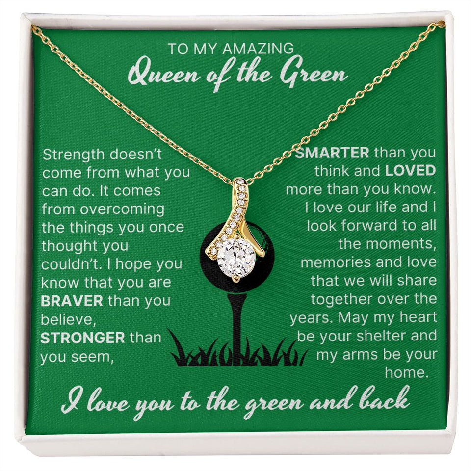 May My Arms Be Your Home - Alluring Beauty Necklace For Lady Golfer