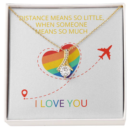 Distance Relationship Alluring Beauty Necklace