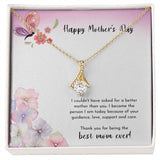 To The Best Mom Ever Alluring Beauty Necklace