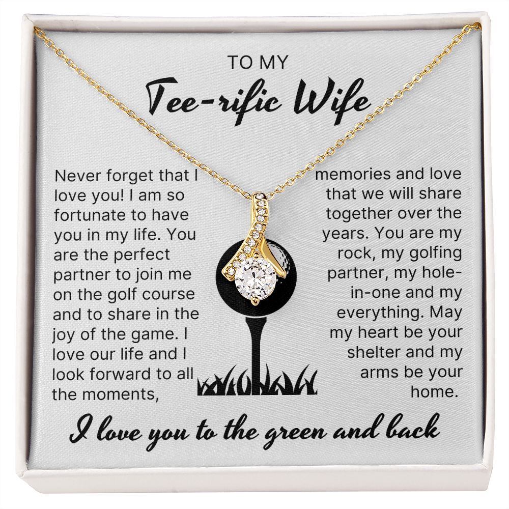 Perfect Partner - Alluring Beauty Necklace For Golfer Wife
