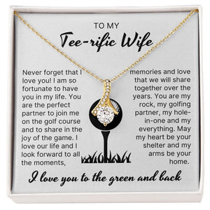 Perfect Partner - Alluring Beauty Necklace For Golfer Wife