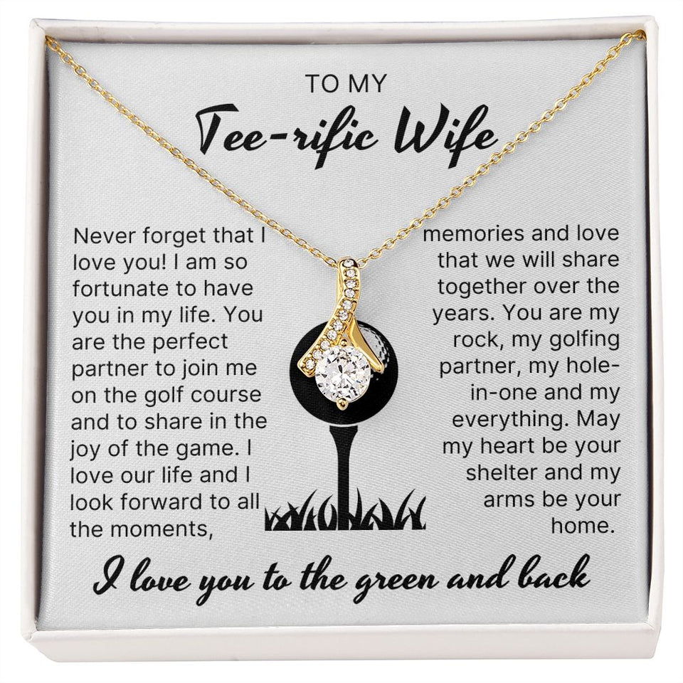 Perfect Partner - Alluring Beauty Necklace For Golfer Wife