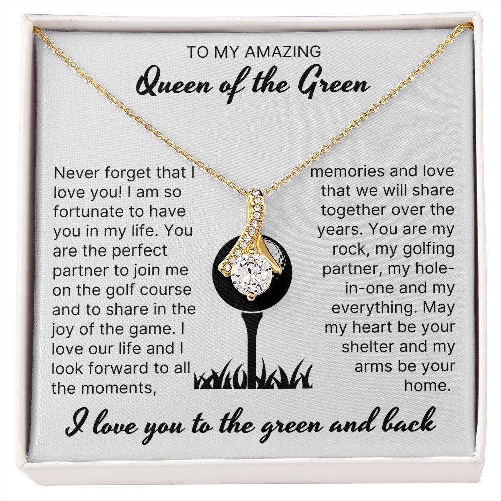 You Are My Rock - Alluring Beauty Necklace For Lady Golfer