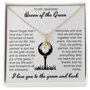 You Are My Rock - Alluring Beauty Necklace For Lady Golfer