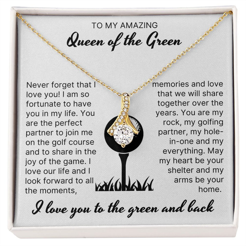 You Are My Rock - Alluring Beauty Necklace For Lady Golfer