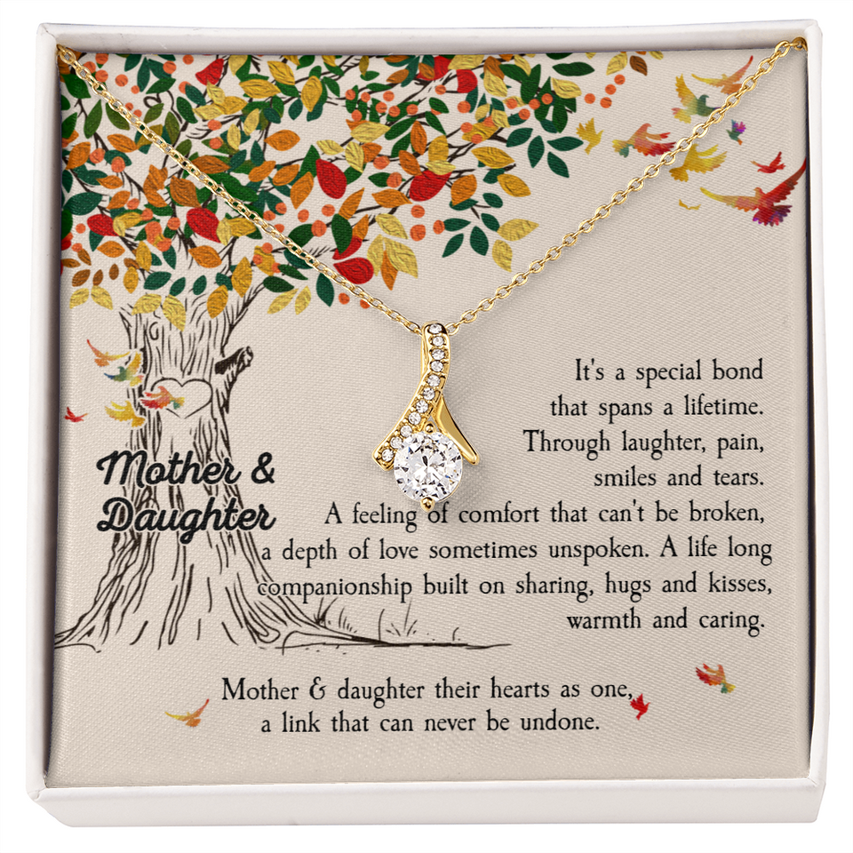 Mother & Daughter Necklace - Gift for Birthday, Anniversary Gift, Necklace for Daughter, Alluring Beauty Necklace