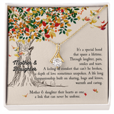 Mother & Daughter Necklace - Gift for Birthday, Anniversary Gift, Necklace for Daughter, Alluring Beauty Necklace