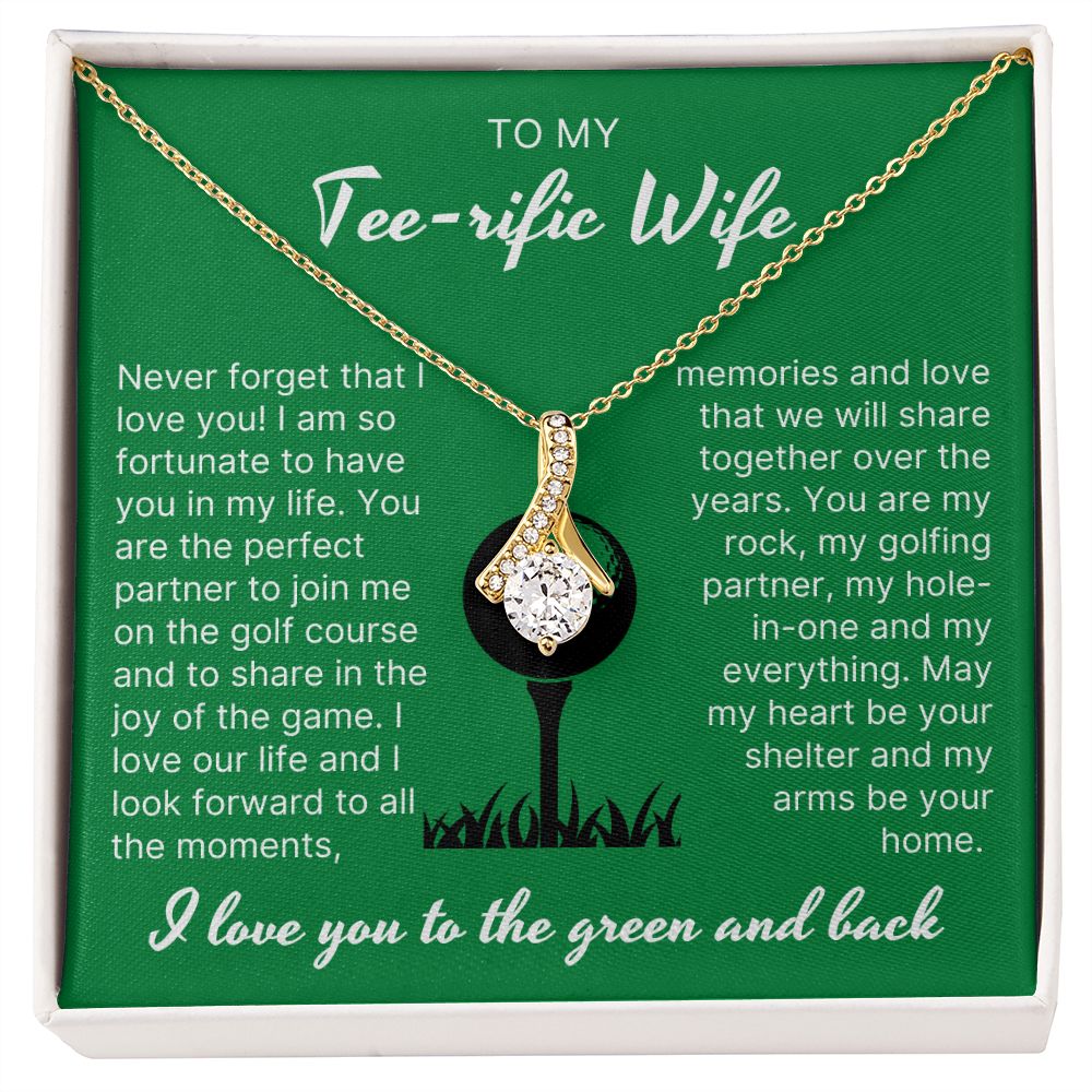Loving Our Life - Alluring Beauty Necklace For Golfer Wife