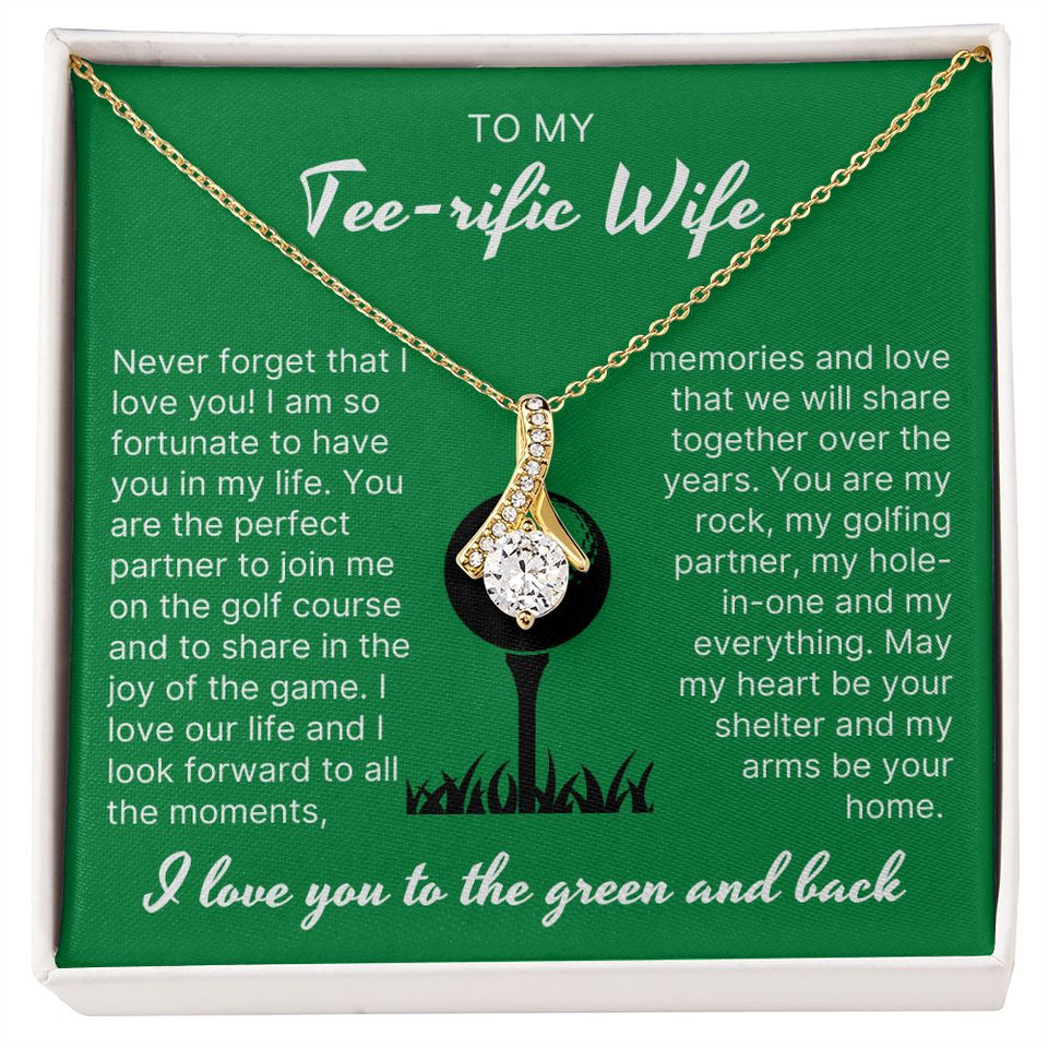 Loving Our Life - Alluring Beauty Necklace For Golfer Wife