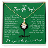 Always By My Side - Alluring Beauty Necklace For Golfer Wife