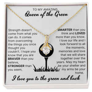 My Heart Is Your Shelter - Alluring Beauty Necklace For Lady Golfer