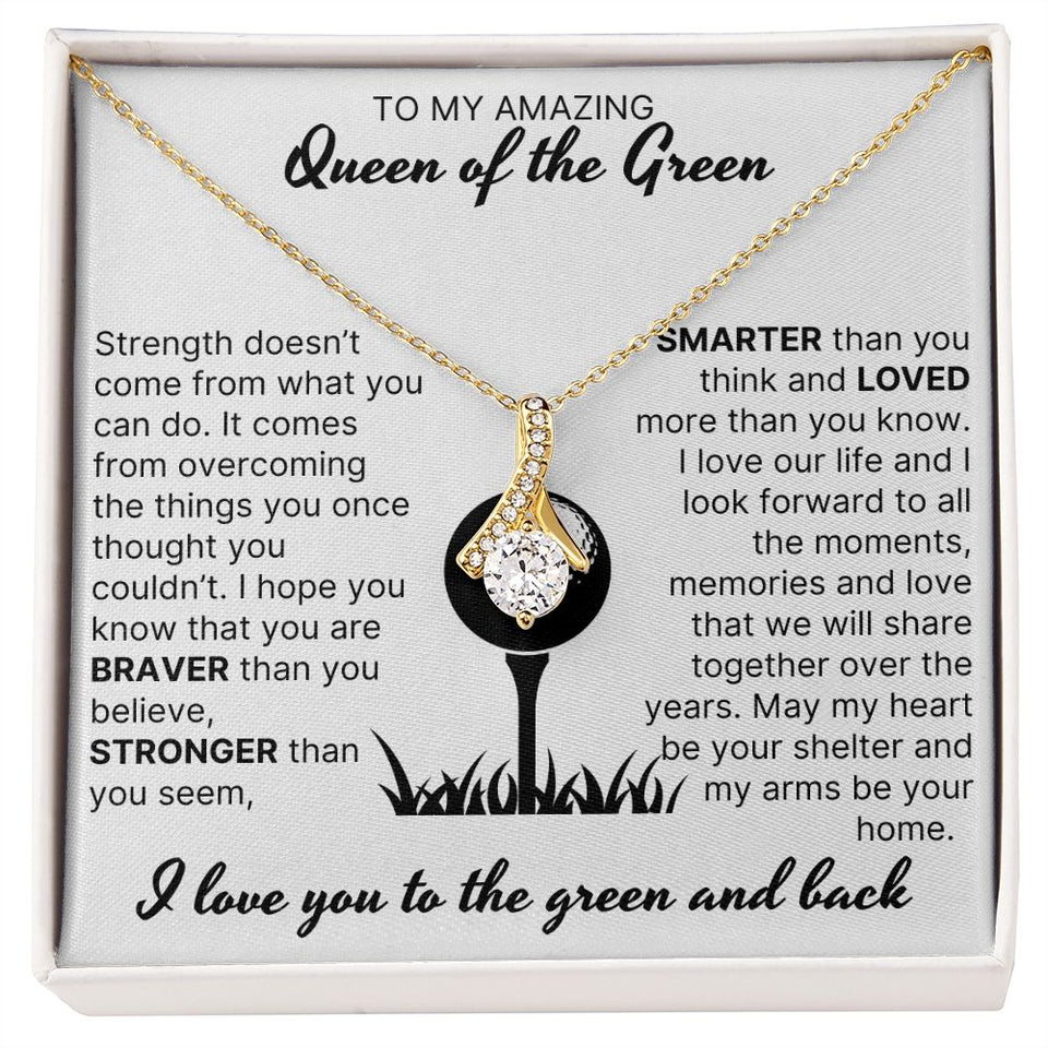 My Heart Is Your Shelter - Alluring Beauty Necklace For Lady Golfer