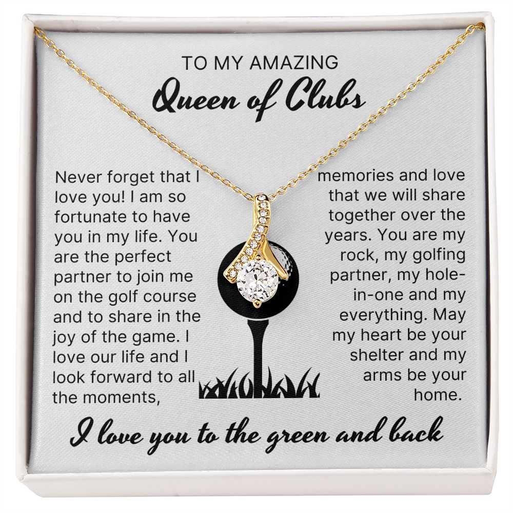 Moments, Memories & Love - Alluring Beauty Necklace For Lady Golfer