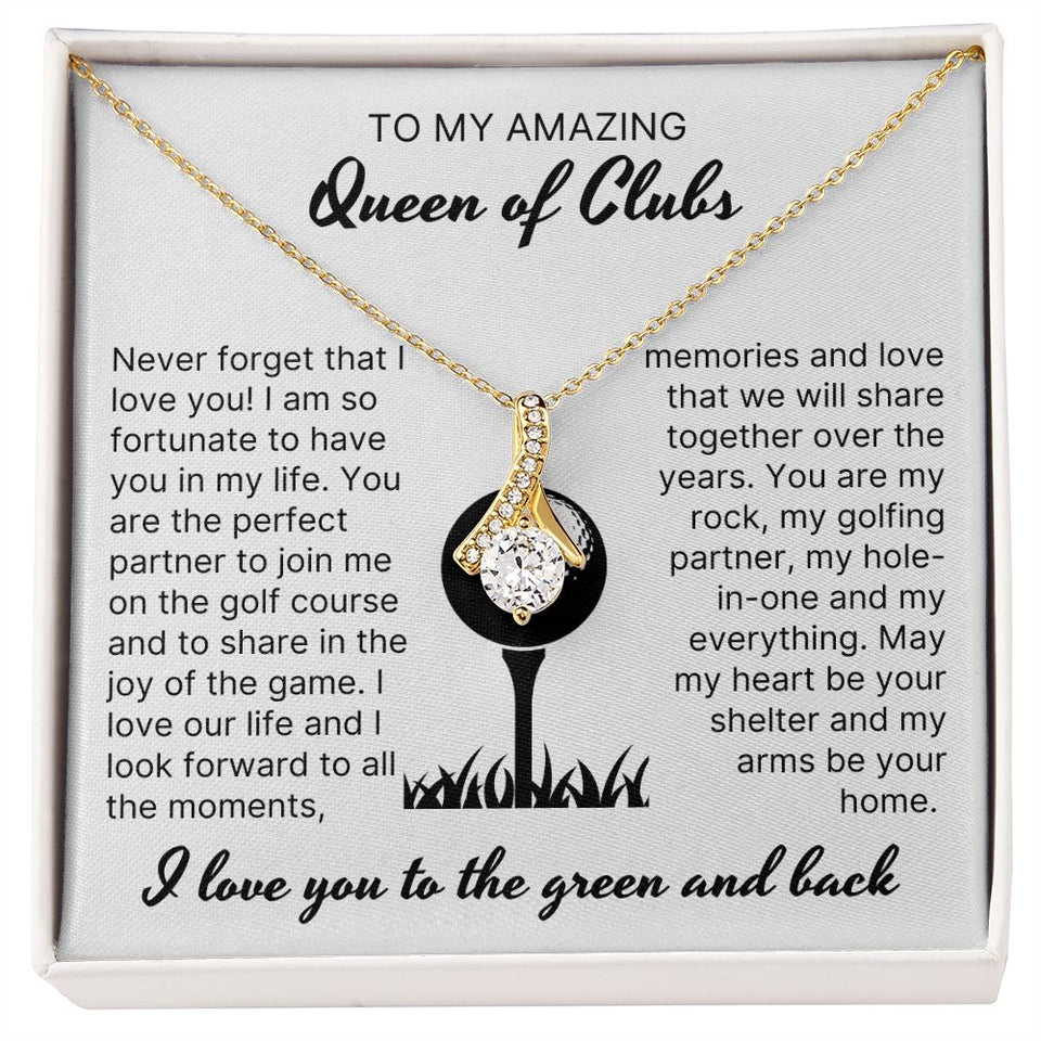 Moments, Memories & Love - Alluring Beauty Necklace For Lady Golfer