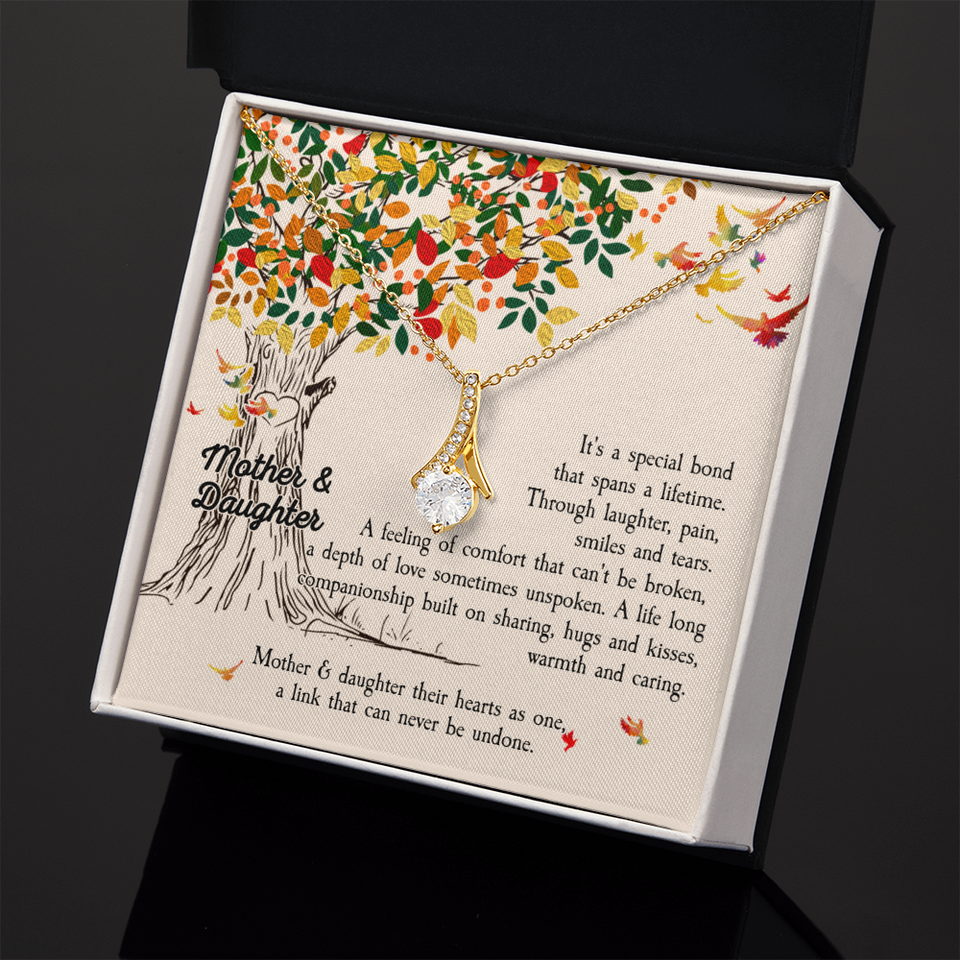 Mother & Daughter Necklace - Gift for Birthday, Anniversary Gift, Necklace for Daughter, Alluring Beauty Necklace