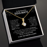 To My Beautiful Soulmate | You Are My Life My Love My Best Friend | Alluring Beauty Necklace