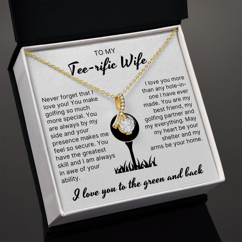 You Make Golfing So Much More Special - Alluring Beauty Necklace For Golfer Wife