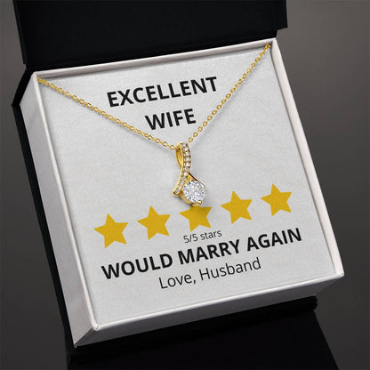 Excellent Wife 5 star Review Alluring Beauty Necklace