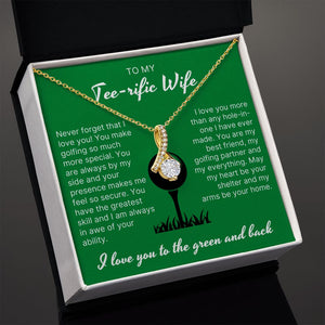 Always By My Side - Alluring Beauty Necklace For Golfer Wife