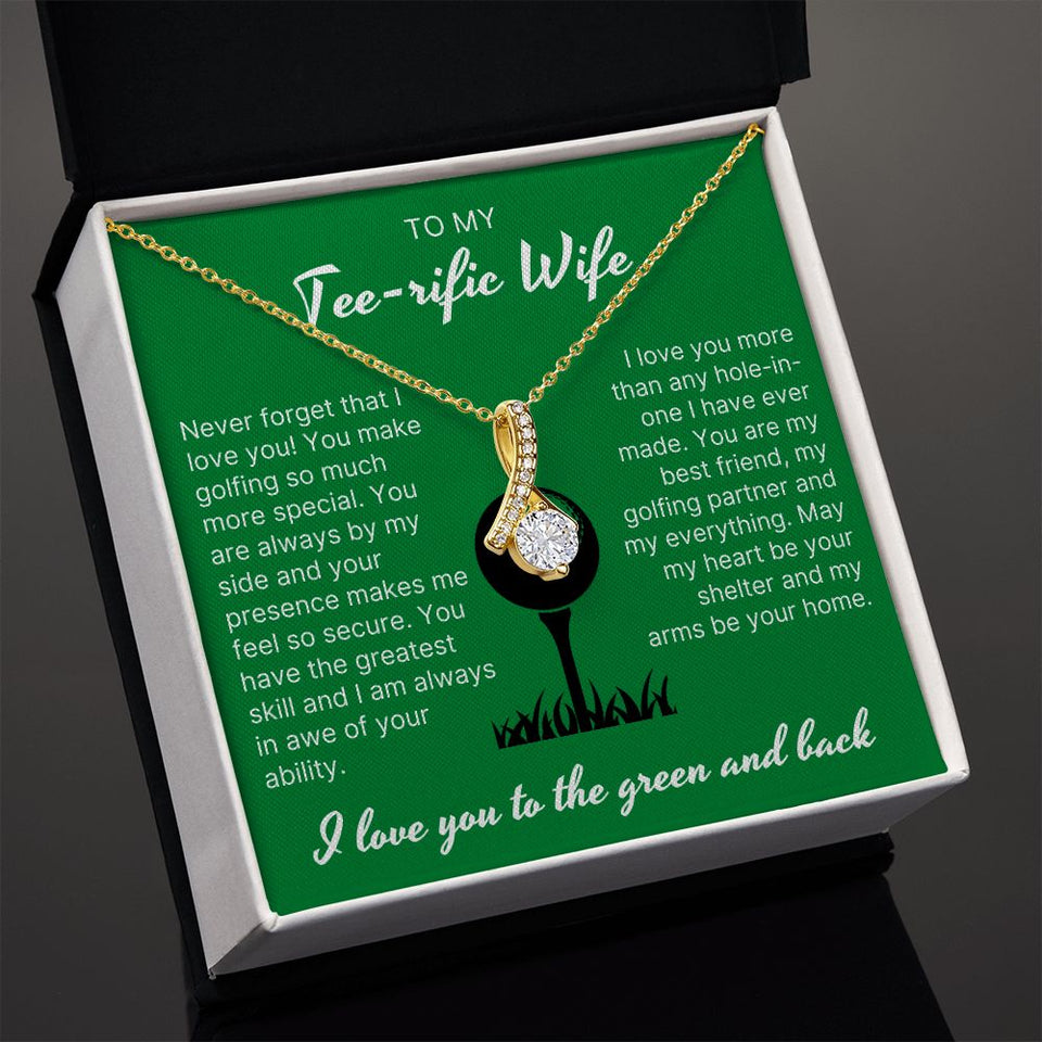 Always By My Side - Alluring Beauty Necklace For Golfer Wife