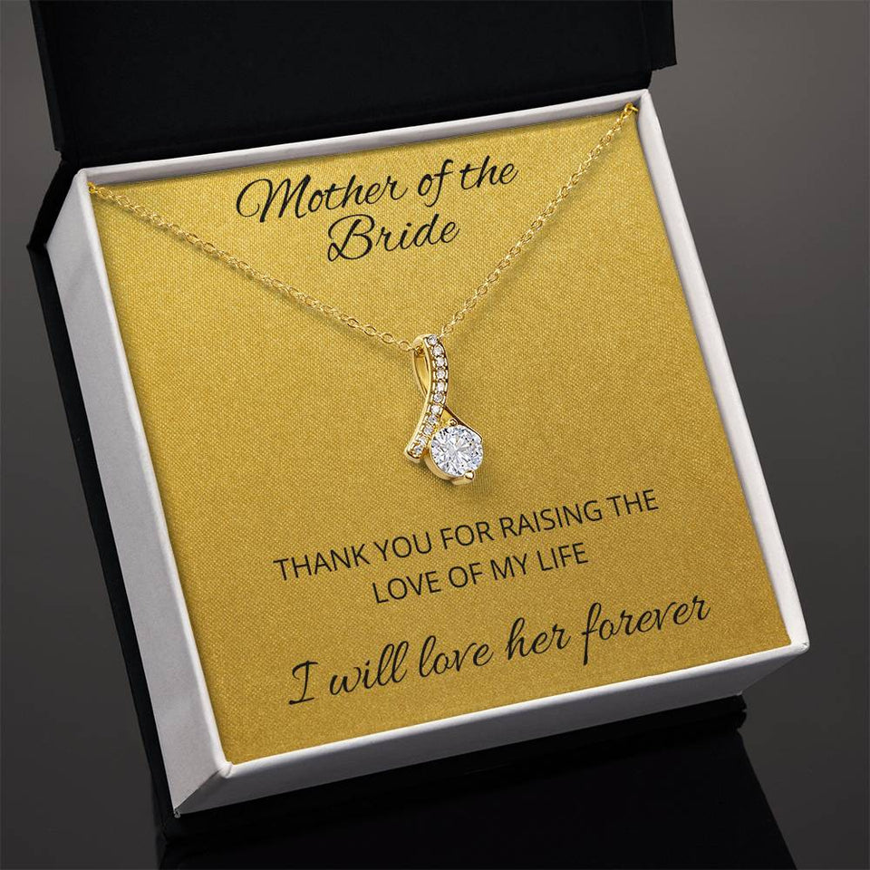 Mother of the Bride From Groom Alluring Beauty Necklace