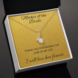 Mother of the Bride From Groom Alluring Beauty Necklace