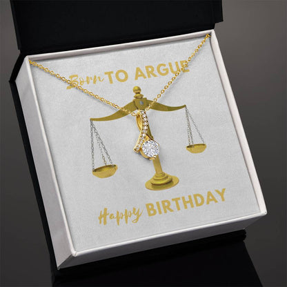 Happy Birthday Lawyer  Alluring Beauty Necklace