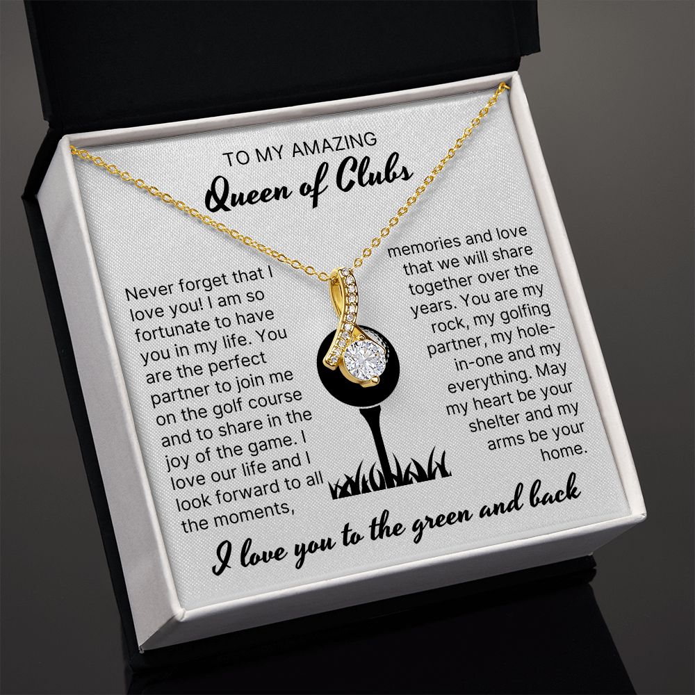 Moments, Memories & Love - Alluring Beauty Necklace For Lady Golfer