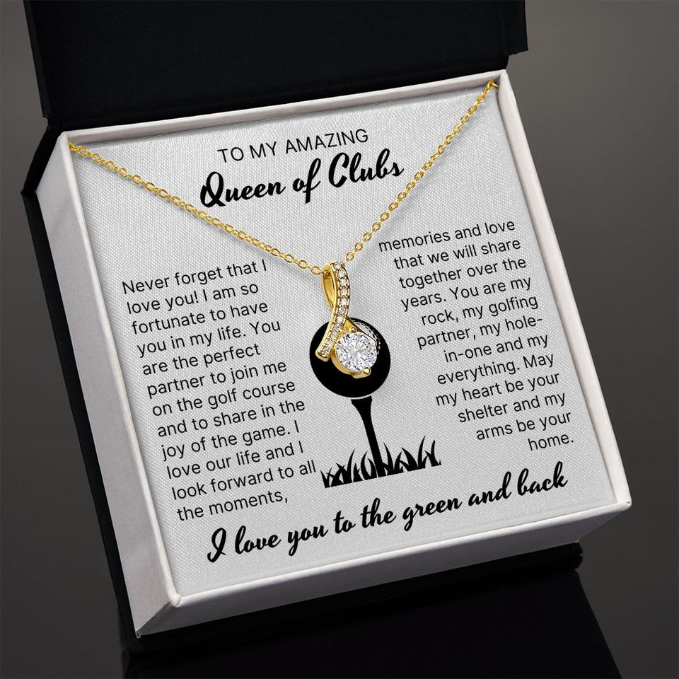Moments, Memories & Love - Alluring Beauty Necklace For Lady Golfer