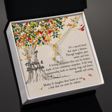 Mother & Daughter Necklace - Gift for Birthday, Anniversary Gift, Necklace for Daughter, Alluring Beauty Necklace