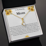 Amazing Mom Sunflower Alluring Beauty Necklace