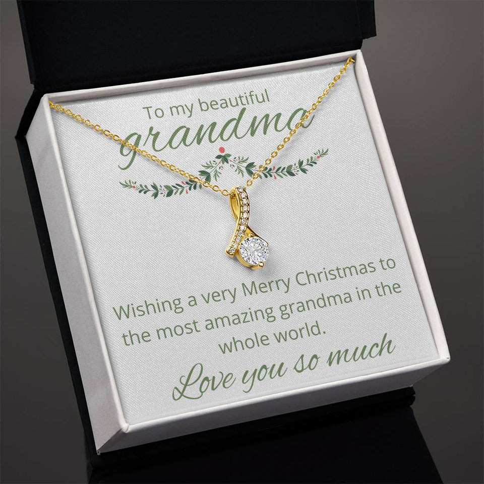 Grandma Christmas Alluring Beauty Necklace