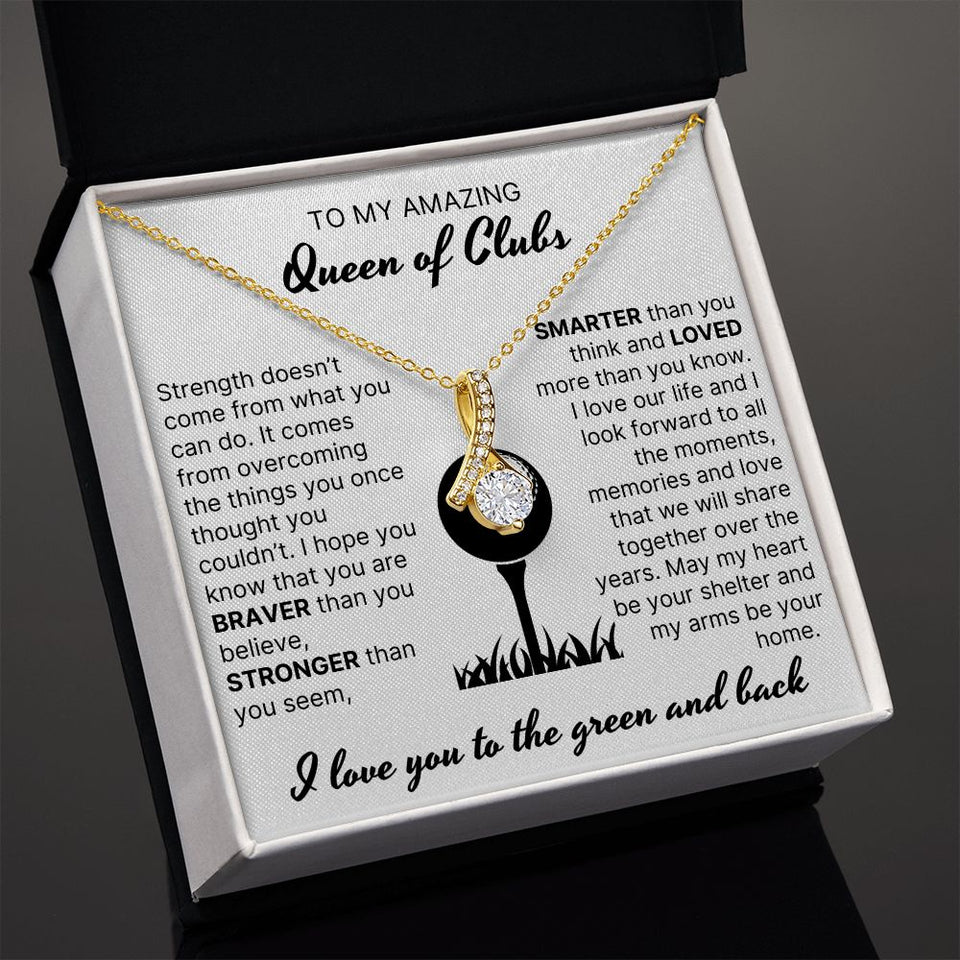 Stronger Than You Seem - Alluring Beauty Necklace For Lady Golfer